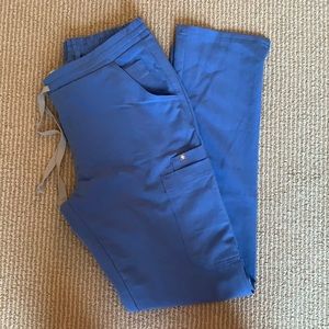 Figs NWOT ceil blue yola skinny scrub pant